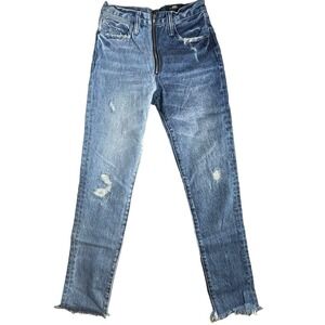 PRPS GOODS & CO AMX Fit‎ High Waist Boyfriend Jeans  "INDIGO F81P56X WOMEN SZ 27